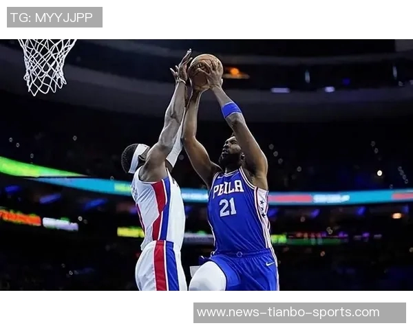 亨特快攻如闪电起飞骑扣恩比德大帝瞬间跪倒场上震撼全场